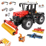 Klocki - Klocki Ciągnik Traktor 4W1 Technic Aplikacja 17020 Mould King Fastrack 4000Er - miniaturka - grafika 1
