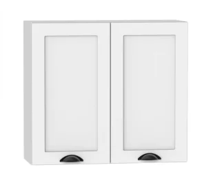 Biała szafka kuchenna z ociekaczem L5-M77 - Szafki kuchenne - miniaturka - grafika 1