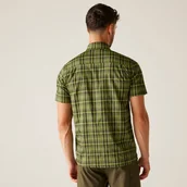 Koszule męskie - Regatta Męska koszula z krótkim rękawem Begarno Zielony, Rozmiar: L - miniaturka - grafika 1