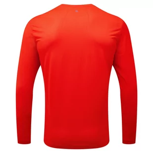 RONHILL Koszulka biegowa męska TECH L/S TEE flame/dark cobalt - Koszulki sportowe męskie - miniaturka - grafika 2