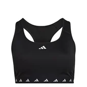 Biustonosze - adidas Damski biustonosz sportowy Pwr Ms Tf Ps, czarny, 3XL - miniaturka - grafika 1