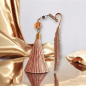 Zakładki do książek - DOBROBYT : zakładka PREMIUM : cytryn, k. górski, kwarc dymny - miniaturka - grafika 1