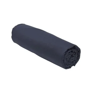 DZIŚ Prześcieradło Essential - 140 x 190 cm - 2 osoby - 100% bawełna gładka - Granatowy - Prześcieradła - miniaturka - grafika 1