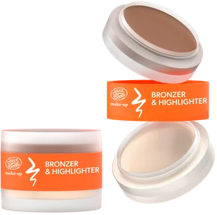 Faceboom Kremowy Bronzer i Rozświetlacz do Konturowania 02 Warm - Bronzery i konturowanie twarzy - miniaturka - grafika 1