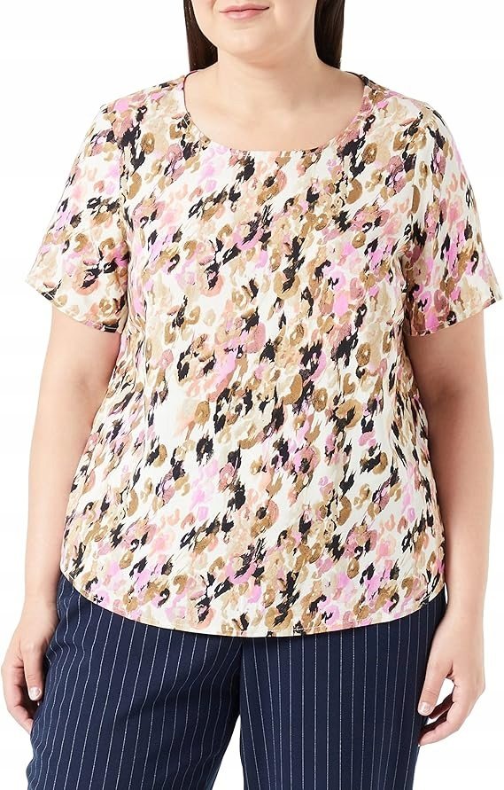 VERO MODA DAMSKA BLUZKA Z KRÓTKIM RĘKAWEM 46 JGQ