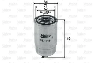 Filtr paliwa Valeo 587715 - Filtry paliwa - miniaturka - grafika 1