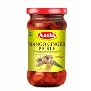 Marynowane mango z imbir Mango Ginger Aachi 300g - Pasztet i przetwory mięsne - miniaturka - grafika 1