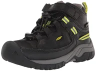 Buty dla chłopców - KEEN Targhee Mid Waterproof, buty turystyczne mieszane, Black Steel Grey, 31 EU - miniaturka - grafika 1