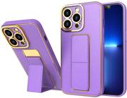 Etui i futerały do telefonów - New Kickstand Case etui do iPhone 13 Pro z podstawką fioletowy - miniaturka - grafika 1