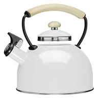 Czajniki na gaz - Czajnik nierdzewny Alexander 2,3 l biały - miniaturka - grafika 1