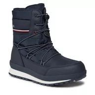 Buty dla chłopców - Śniegowce Tommy Hilfiger T3B6-33165-1485800 S Blue 800 - miniaturka - grafika 1