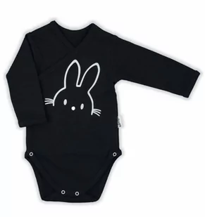 Body niemowlęce wyprawka kopertowe z długim rękawem Bunny Nicol - 56 - Body dla niemowląt - miniaturka - grafika 1