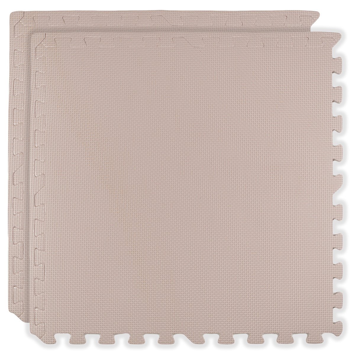 Mata piankowa podłogowa Humbi 120x60 Duże puzzle piankowe wodoodporne bezpieczne 2 szt. Jasnoróżowa