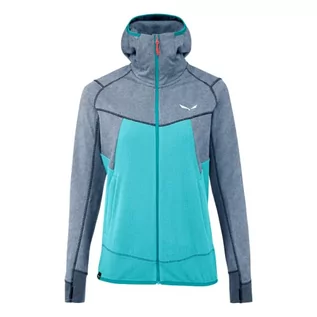 Bluzy damskie - Salewa Bluza damska Puez Hybrid Pl W Fz HDY 00-0000027389 - grafika 1