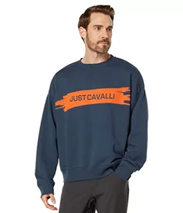 Just Cavalli Bluza męska, 493 Iron, XXL - Bluzy męskie - miniaturka - grafika 1