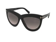 Okulary przeciwsłoneczne - Okulary przeciwsłoneczne Tom Ford Doris FT1112 01B - miniaturka - grafika 1