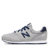 Buty dla chłopców - Sneakersy New Balance YC373AK2 Szary - miniaturka - grafika 1