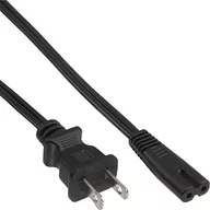 Kable komputerowe i do monitorów - InLine Kabel zasilający mains Plug USA Euro 8 socket 1.8m 16654U - miniaturka - grafika 1