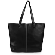 Torebki damskie - Londo Londo Torba z prawdziwej skóry (czarna) OTTO431 - miniaturka - grafika 1