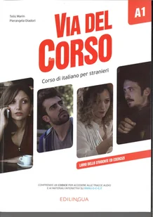 Telis Marin, Pierangela Diadori Via del Corso A1 podręcznik - Podręczniki dla szkół wyższych - miniaturka - grafika 1