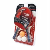 Tenis stołowy - Zestaw Do Tenisa Stołowego 2 Paletki Ping Pong - miniaturka - grafika 1