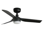 Wentylatory sufitowe - Energooszczędny wentylator sufitowy z oświetleniem LED i pilotem Mini Punt 90 cm Czarny / Czarny - miniaturka - grafika 1