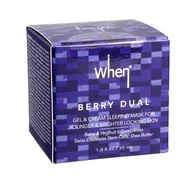 Maseczki do twarzy - WHEN K.WHEN BERRY DUAL GEL & CREAM SLEEPING MASK 04.22 131608 - miniaturka - grafika 1