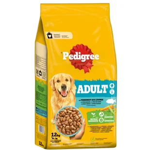 Pedigree Adult z rybą i warzywami - 12 kg - Sucha karma dla psów - miniaturka - grafika 1