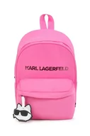 Plecaki szkolne i tornistry - Karl Lagerfeld plecak dziecięcy kolor różowy duży z aplikacją - miniaturka - grafika 1