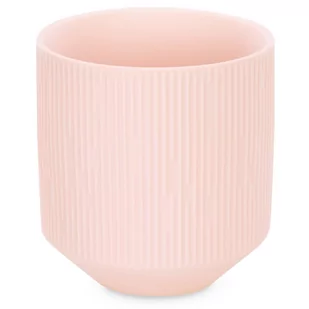 Świecznik PASO kolor koralowy styl nowoczesny do wewnątrz ameliahome - CANDLEHOLDER/AH/PASO/PEACH/9X9,8 - Świeczniki - miniaturka - grafika 1