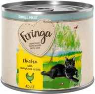 Mokra karma dla kotów - Feringa Single Meat Menu, 6 x 200 g - Jagnięcina z ziemniakiem i ożanką - miniaturka - grafika 1