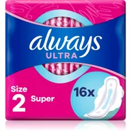 Podpaski - Always Ultra podpaski Super Plus 5 kropli Economy Duo 2 x 8 sztuk 16szt 40154000 - miniaturka - grafika 1