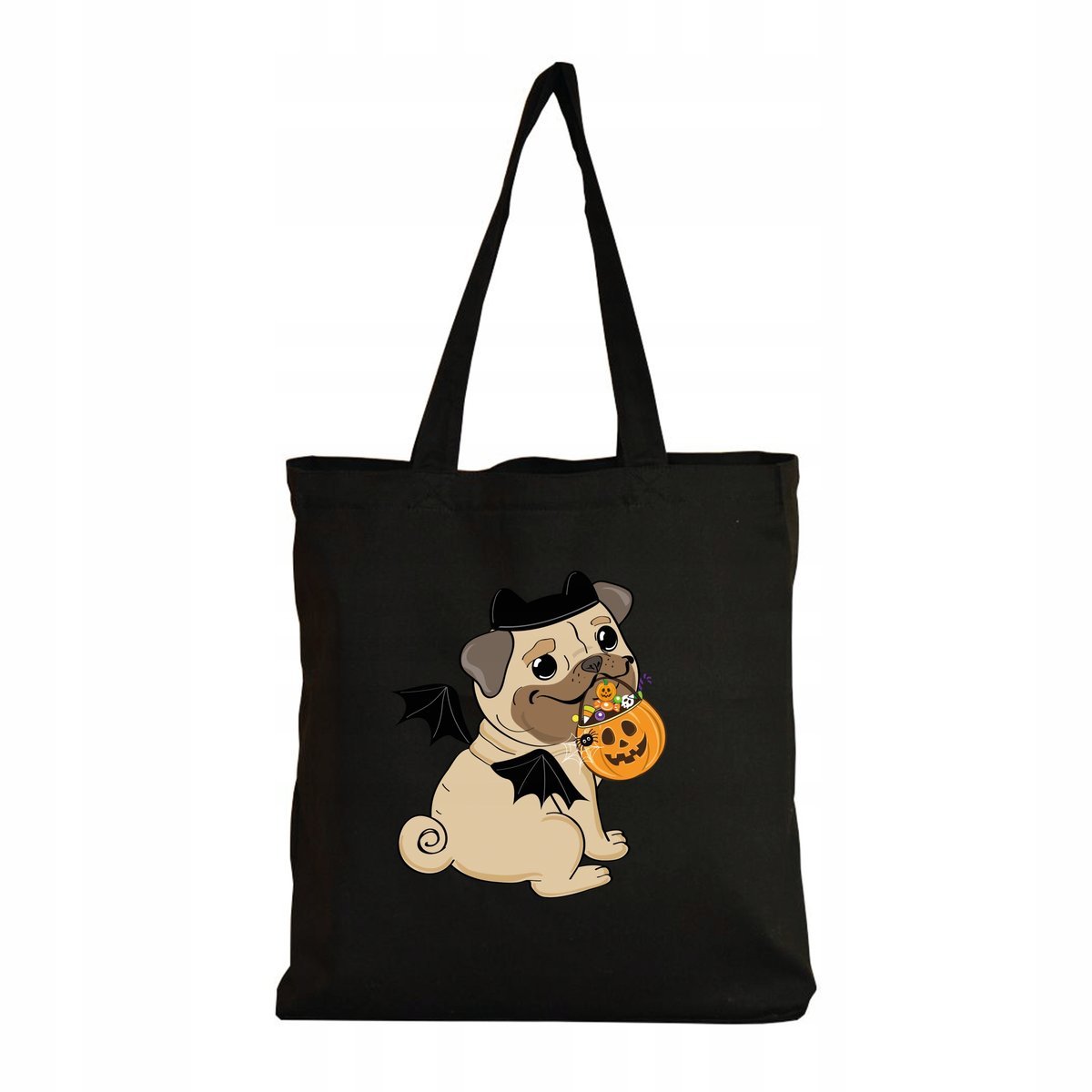Eko Torba na ramię Zakupy Shopper Torebka Bawełniana Halloween Dynia #54