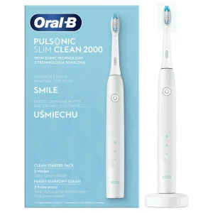 ORAL-B Oral-B Pulsonic Slim Clean 2000 White Szczoteczka elektryczna - biała - Szczoteczki elektryczne - miniaturka - grafika 1