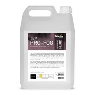 Płyn do dymu Martin Jem Pro-Fog Extra Quick Dissipating 5L - Inne akcesoria muzyczne - miniaturka - grafika 1
