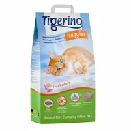 Żwirek dla kotów - Tigerino Nuggies Fresh - zbrylający żwirek dla kota - 2 x 14 l - miniaturka - grafika 1