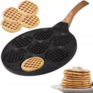 Patelnia do pancakes jajek placków gofry 7 otworów - Patelnie - miniaturka - grafika 1