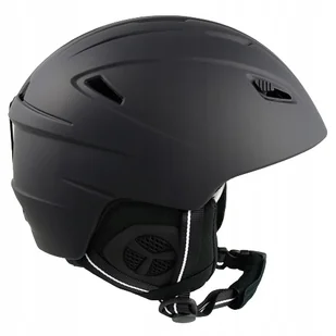 Kask Narciarski Kask Snowboardowy czarny matowy L - Kaski narciarskie - miniaturka - grafika 1
