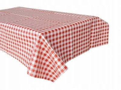 Cerata 100x140 '' Czerwona kratka '' / 1 sztuka