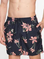 Kąpielówki męskie - Quiksilver Szorty kąpielowe Mix 17 EQYJV04002 Czarny Regular Fit - miniaturka - grafika 1
