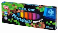 Masy plastyczne - ASTRA papiernicze Plastelina Pixel One 12 kolorów papiernicze - miniaturka - grafika 1