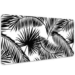 Duża podkładka na biurko Egzotyczne liście 100x50cm, Dywanomat - Podkładki na biurko - miniaturka - grafika 1