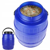 Beczki - Mała Beczka 12L Z Uchwytem Na Żywność Do Kiszenia - miniaturka - grafika 1