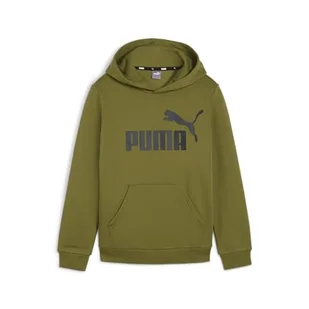 PUMA Chłopięca bluza z kapturem Ess Big Logo Fl B Sweat - Bluzy dla chłopców - miniaturka - grafika 1