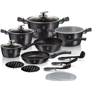 Berlinger Haus Lumarko Berlingerhaus Bh-6887 Carbon Pro BH-6887 Kinghoff - Zestawy garnków i patelni - miniaturka - grafika 1