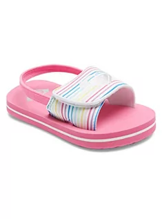 Buty dla dziewczynek - Roxy Dziewczęce sandały Finn, różowe, 25 EU, różowy, 25 EU Schmal - grafika 1