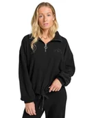 Koszulki i topy damskie - Billabong Coffee Time Black XS dzianinowy top z krótkim rękawem - miniaturka - grafika 1