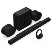 Soundbary - SONOS Arc Ultra + Sub 4 + 2x ERA 300 + Ace osobisty zestaw rozrywkowy premium (komplet/czarny) - miniaturka - grafika 1