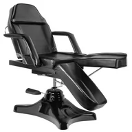 Fotele kosmetyczne - Fotel kosmetyczny Activeshop A 234C Pedi, czarny - miniaturka - grafika 1