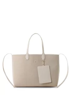 Tommy Hilfiger - Damska torba shopper, beżowy - Torebki damskie - miniaturka - grafika 1